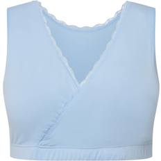 Ulla Popken Bellieva Eco Cotton Seamless Wirefree Nursing Bustier Ice Blue