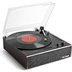 Victrola Eastwood Signature Bluetooth-Plattenspieler mit DREI Abspielgeschwindigkeiten und austauschbarer Audio-Technica-Kartusche Espresso VTA-73-ESP-INT