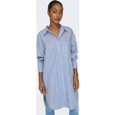 Damen - Lang Hemden Only Mathilde Shirt Blue