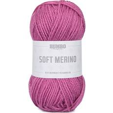 Bumbo Soft Merino garn mørk rosa På lager i et varehus