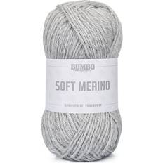 Bumbo Soft Merino garn sølvgrå På lager i et varehus