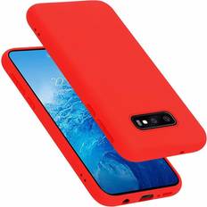 Cadorabo LIQUID ROT, Samsung Galaxy S10e Case for Samsung Galaxy S10e Cover Protection TPU Silicone Gel Red