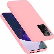 Cadorabo LIQUID PINK, Samsung Galaxy NOTE 20 ULTRA Case for Samsung Galaxy NOTE 20 ULTRA Cover Protection TPU Silicone Gel Pink