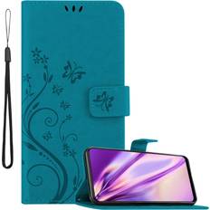 Violett Klapphüllen Cadorabo Flower Book Case for Realme 8 4G/8 PRO