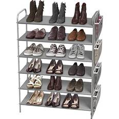 Simple Houseware 6-Tier Organizer 34-Pair Shoe Rack