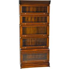 Red Book Shelves Niagara Stacking Mahogany Brown/Red