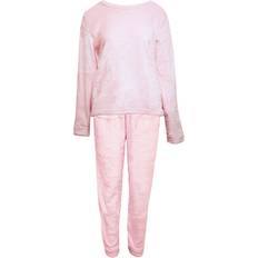 Rosa Pigiama Pyjama-Set für Pyjama-Partys, Damen/Damen, flauschig