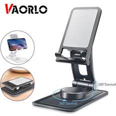 Mobile Device Holders Vaorlo VAORLO 360 Grad drehbarer Halter Tablet-Handy-Halter, faltbar, verlängerte Unterstützung, Multifunktions-Desktop-Halter, Ständer für Handy-Tablet