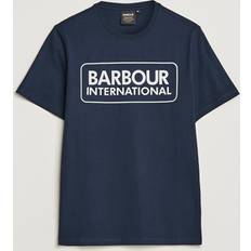 Barbour Overdeler Barbour Logo Crew Neck Tee Navy Blå