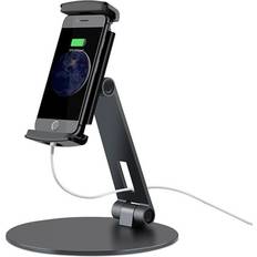 Mobile Device Holders Keshen Desktop Aluminum Alloy Phone Tablet Holder Stand Desktop Phone Bracket Mount Office Desk Adjustable Display Cradle