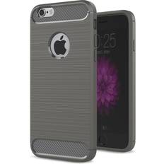 Apple iPhone 6 Plus/6S Plus Handyhüllen König Design Apple iphone 6 6s plus cover tpu case silikon schutz-hülle handy bumper carbon Grau