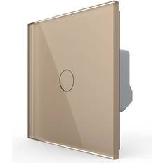 Gold Wall Dimmers LIVOLO Dimmbarer Wechselschalter Kreuzschalter VL-FC1SD1-2G-13 Gold