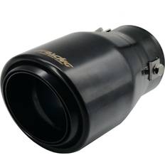 Simoni Racing Ändrör Rund Sned Inox Black Ø90xL150mm
