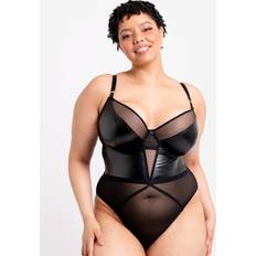 H Bodysuits Curvy Kate Lucky Star Plunge Body Black