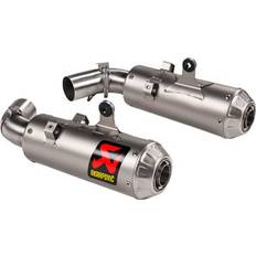 Abgassysteme Akrapovic Slip-On Line Titanium Endschalldämpfer, silber