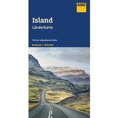 Karten Bücher ADAC LänderKarte: Island ADAC Verlag (Kort)