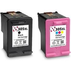 305 XL Black Colour Refilled Ink Cartridge for HP Envy 6000 Series