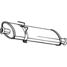 Abgassysteme Bosal 200-825 Mittelschalldämpfer