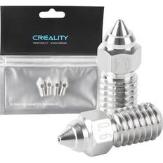 Creality Official Creality Ender 5 S1 3D Printers Nozzles Kit, Copper Alloy Nozzle Set with 2PCS 0.4mm Nozzle and 2PCS 0.6mm Nozzle for Ender 7 3D Printer