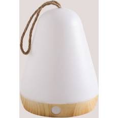 B Table Lamps Sklum Wireless Led Tobago Brown Natural Wood Table Lamp