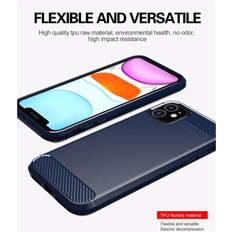 Cadorabo BLUE Case for Apple iPhone 11 Cover Protection back case TPU Silicone Blue