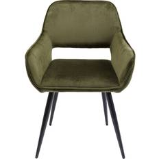 Fabric Kitchen Chairs Kare Design San Francisco Dark Green Kitchen Chair 82cm