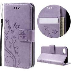 Iphone se 2020 plånboksfodral MTP Products Butterfly Series Plånboksfodral iPhone 7 8 SE 2020 SE 2022 Violett