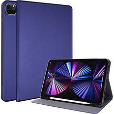TechGear Blue iPad Pro 12.9" 2022 Smart Case [Pencil Slim