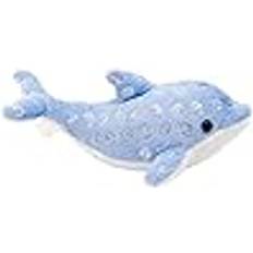 Wild Republic Toys Wild Republic Foilkins Jr Delfin, Stofftier, 20 cm, Geschenk für Baby Showers, Kuscheltier für Kinder, Plüsch-Spielzeug, Füllung gesponnen aus recycelten Wasserflaschen, nachhaltiges Kuscheltier