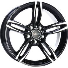 18" Car Rims Avus Alufelge ac-mb3 fur bmw 8.5x18 5x120 black polished cze