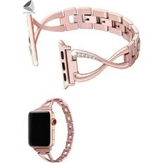 Pullimore Sixtyshades Stainless Steel Apple Watch Band 42mm 44mm X-Link iWatch Bands Bracelet 8/7/6/5/4/3/2/1 SE