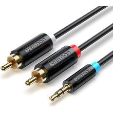 Vention 3.5mm Male to RCA Cable BCLBI Black 3m