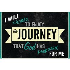 Cotton Framed Art Happy Larry Enjoy The Journey Framed Art