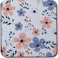 Beige Coasters Lily Manor Flowers Coaster