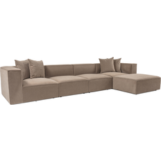 Soffor på rea Homitis HörnsoffaSnezzy Brun Soffa 3-sits