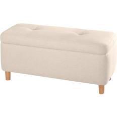 Braun Aufbewahrungskommoden Rocio Beige Aufbewahrungskommode 100x45cm