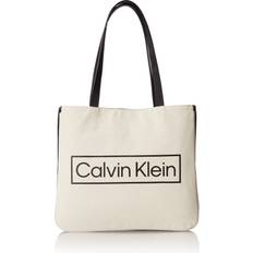 Calvin Klein Totes & Shopping Bags Calvin Klein Tessa Key Item Tote, Natural/Black Combo