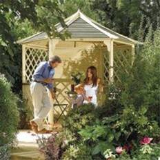 Cheshire Pressure Treated Hexagonal Gazebo