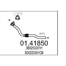 Sistemi di Scarico MTS Tubo gas scarico VW,AUDI,SKODA 01.41850 3B0253301H,8D0253301CB,8D0253301CH 8D0253301Q,8D0253301CH,8D0253301CB,8D0253301CH,8D0253301Q