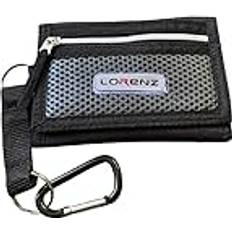 Wallets & Key Holders LORENZ Slim Canvas Sports Wallet with Belt Hook