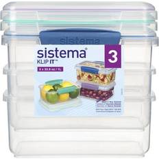 Rubbermaid Køkkentilbehør Rubbermaid 3-Pack Sistema KLIP IT Food Container