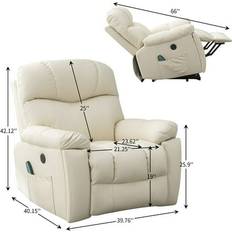 Armchairs Bed Bath & Beyond Anjiwanbao Super Soft Power Lift Recliner