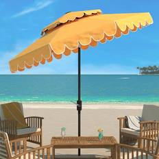 Yellow Parasols & Accessories Safavieh Outdoor Venice 9Ft Double Top