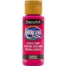 Deco Art Americana Acrylic Paint 2oz-Strawberry