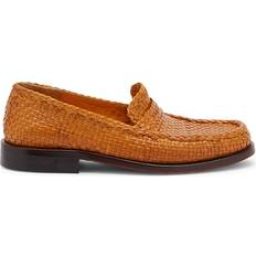 Orange - Women Loafers Marni Orange Basket-Woven Loafers 00R31 Light Orange IT