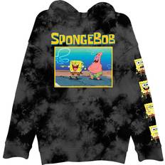 Square Sweaters Nickelodeon Mens Spongebob Squarepants Classic Hoodie Spongebob Patrick & Krusty Krab Tie Dye Hoodie Sweatshirt Black Dye