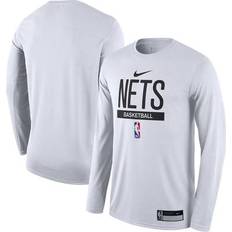 Nike Men's White Brooklyn Nets 2022/23 Legend On-Court Practice Performance Long Sleeve T-Shirt