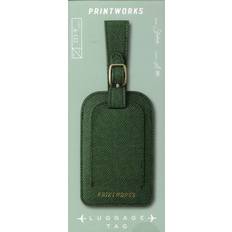 Printworks Luggage Tag Green