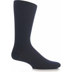 Pantherella Cashmere Waddington Rib Socks - Navy