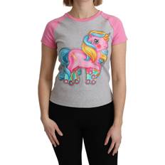 Clothing Moschino Gray and pink Cotton T-shirt My Little Pony Top IT42